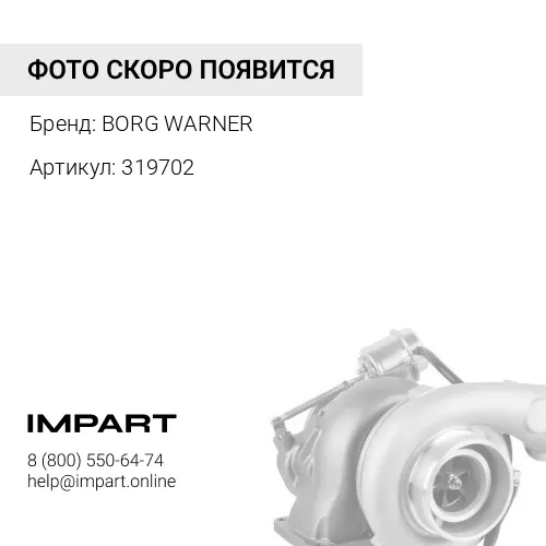 319702 Турбокомпрессор BORG WARNER