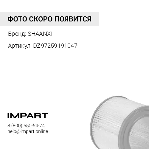 DZ97259191047 Фильтр воздушный X3000 тягач (комплект) (DZ97259191047, DZ97259191048) SHAANXI
