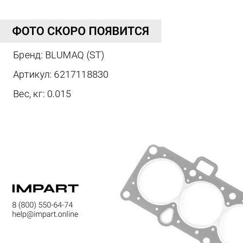 6217118830 ПРОКЛАДКА