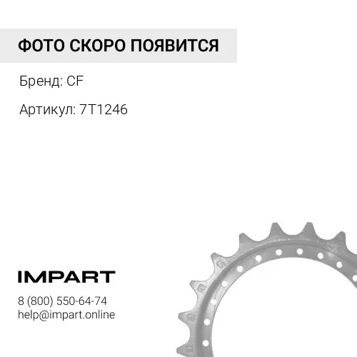 7T1246 Сегмент колеса ведущего D9R DCF