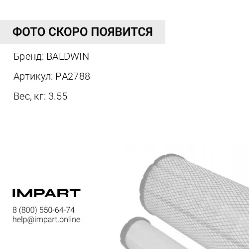 Элемент фильтрующий внутренний 600-181-6050 / PA2788 BALDWIN