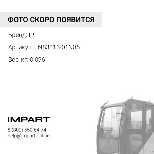 TN83316-01N05 ВТУЛКА НАПРАВЛЮЩАЯ БЕЗ РЕЗЬБЫ (СТАЛЬ) TN83316-01N05 IP