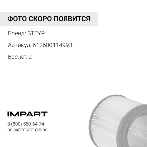 612600114993 Фильтр воздушный 2440 WD10 STEYR