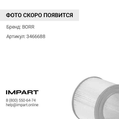 BR3466688 Фильтр воздушный вторичный BORR