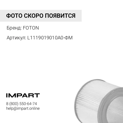 L1119019010A0-ФМ Фильтр воздушный FOTON 1129 S100 S120 (оригинал) (L1119019010A0) ФМ FOTON