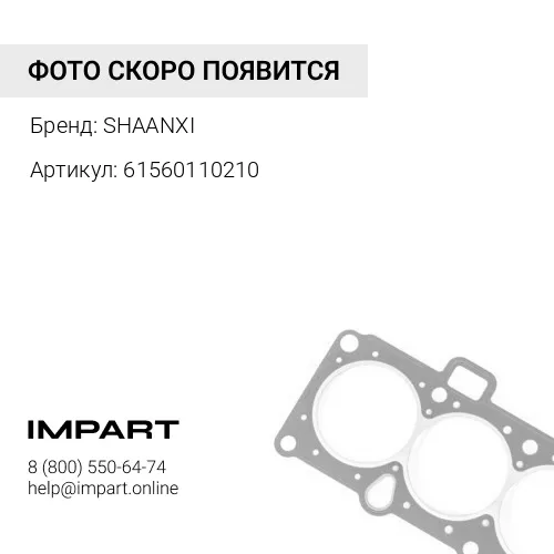 61560110210 Прокладка турбины WP10 квадратная металл (малая) SHAANXI