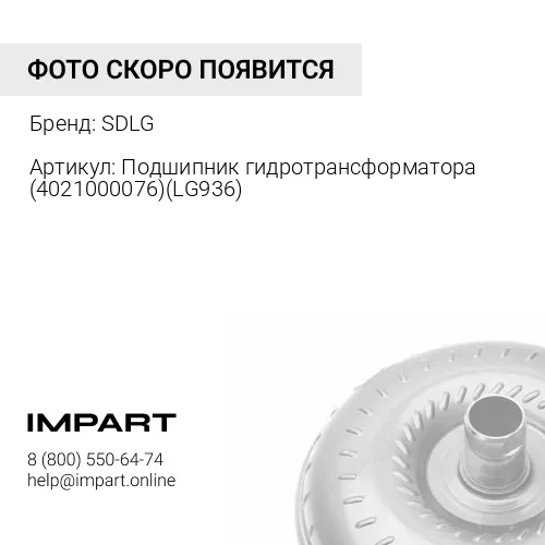 Подшипник гидротрансформатора 4021000076