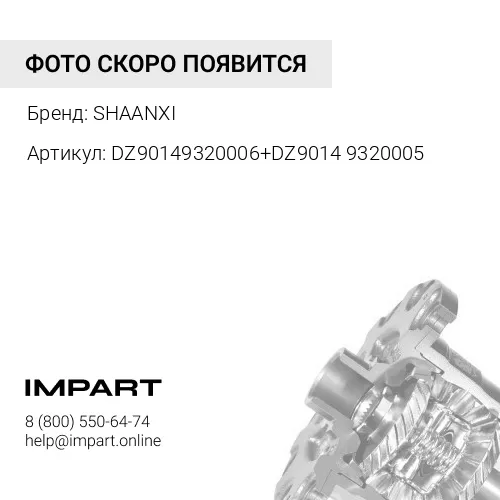 DZ90149320006+DZ90149320005 Дифференциал межколёсный в сборе HDZ300,X3000 SHAANXI