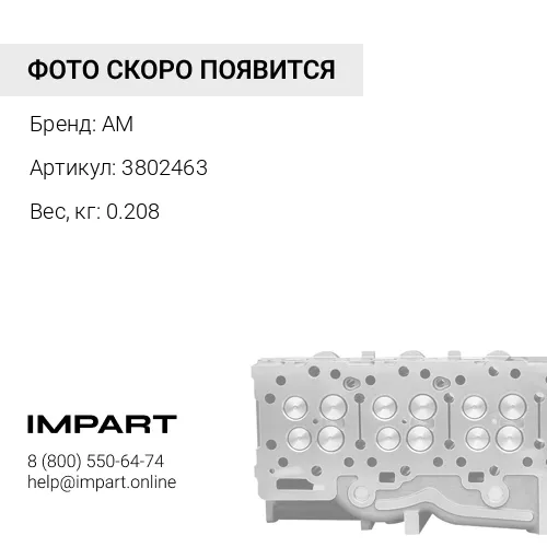 3802463 клапан впускной