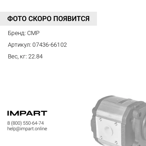 07436-66102-CMP Насос противовеса диаметр вала 24 мм, 13 зубов 07436-66800 CMP