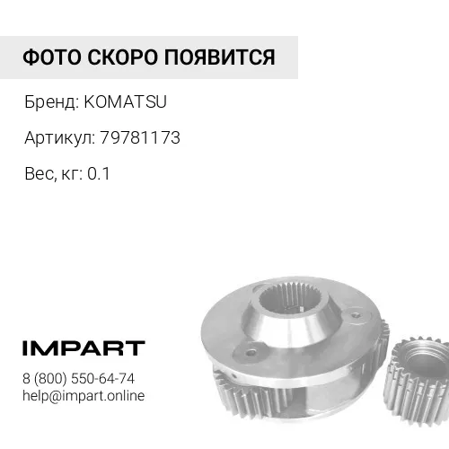 79781173 РЕМКОМПЛЕКТ KOMATSU