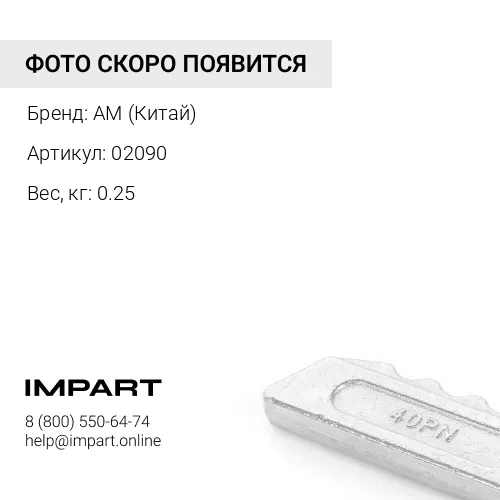 02090 Болт и гайка AM (Китай)