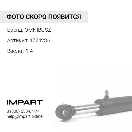 4724236 Втулка стрелы ниж OM 4724236 OMNIBUSZ