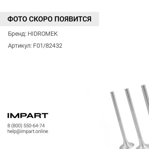 F01/82432 Клапан выпускной HIDROMEK