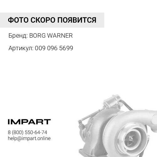 009 096 5699 Турбокомпрессор BorgWarner 1487-988-0008 BORG WARNER