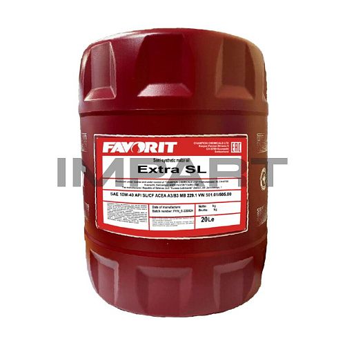 Масло моторное Favorit Extra SL SAE 10W-40 (20 л)
