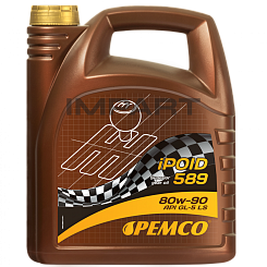 Масло трансмиссионное PEMCO 589 80W-90 GL-4/GL-5 LS (Limited Slip) (5литр) PEMCO