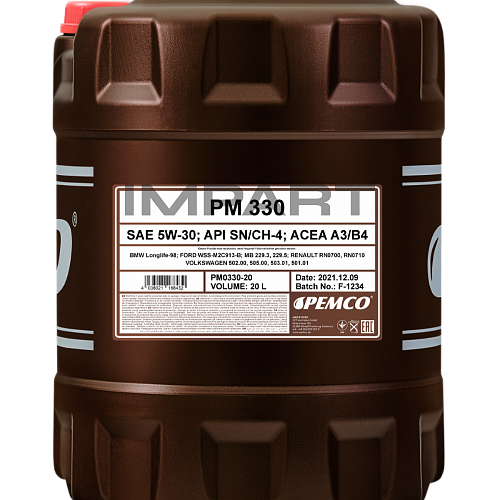 Масло моторное PEMCO 330 SAE 5W-30 (20литр)