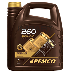 Масло моторное PEMCO 260 SAE 10W-40 (5литр) PEMCO