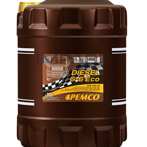Масло моторное DIESEL G-6 Eco PEMCO UHPD 10W-40 (10 литров)